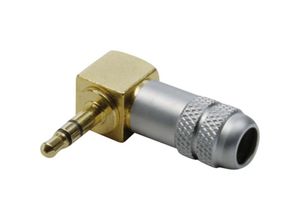 4011376714480 - Bkl Electronic - 1103084 Klinken-Steckverbinder 35 mm Stecker gewinkelt Polzahl 3 Stereo Gold 1 St