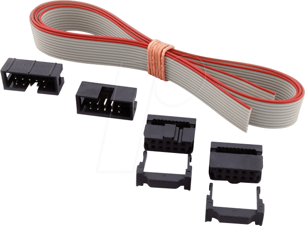 4011376719652 - SET AWG28-26G - AWG 28-Set1m Kabel+Stecker26-polgrau