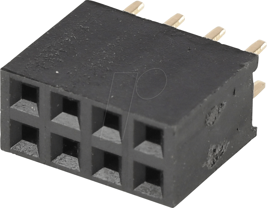 4011376754264 - 10120959 - Buchsenleiste 254mm 2x4 gerade 4011376754264 - 10120959 - Buchsenleiste 254mm 2x4 gerade