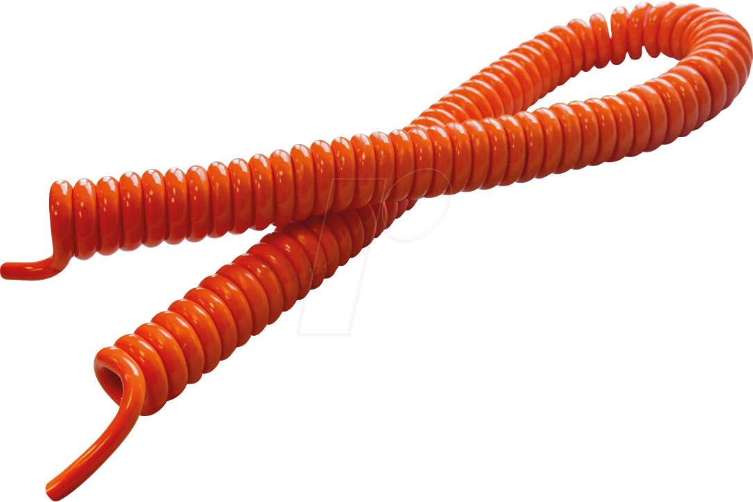 4011376757517 - 1506111 Spiralkabel H07BQ-F 1200 mm   4800 mm 3 g 250 mm² Orange 1 St - Bkl Electronic