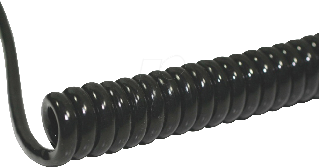 4011376757890 - 1506307 Spiralkabel Li12YD11Y 800 mm   3200 mm 6 x 050 mm² Schwarz 1 St - Bkl Electronic