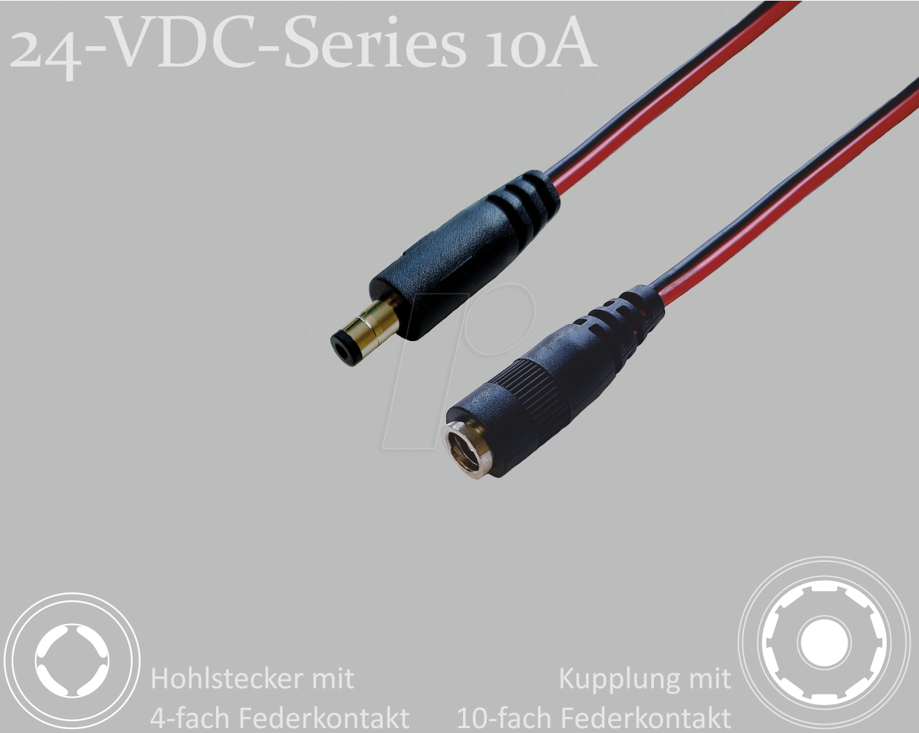 4011376759238 - 075906-4000 - Adapterkabel 4000 mm DC-Stecker auf DC-Kupplung