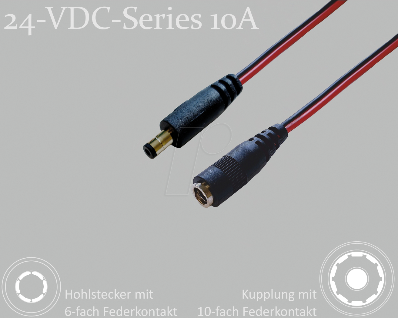 4011376759245 - 075907-4000 - Adapterkabel 4000 mm DC-Stecker auf DC-Kupplung