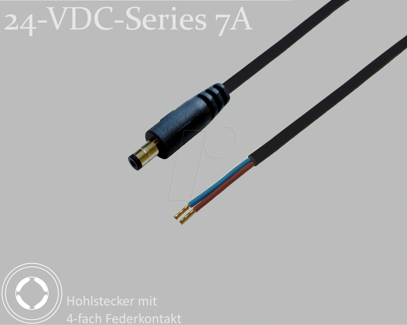 4011376759252 - 075908-750 - Adapterkabel 750 mm DC-Stecker auf freie Enden