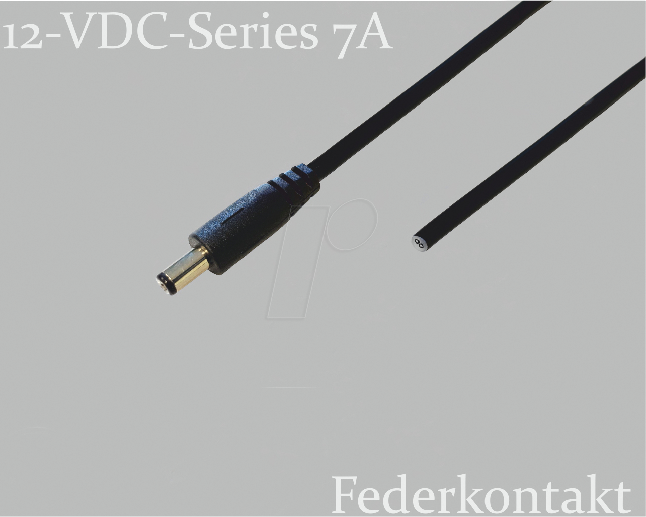 4011376759412 - 075924 - Adapterkabel 2000 mm DC-Kupplung auf offenes Ende