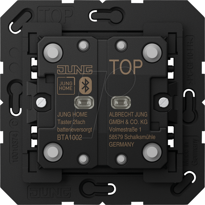 4011377201415 - JG BTA1002 - Bluetooth Taster Einsatz 2-fach batteriebetrieben