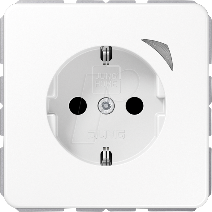 4011377201637 - JG BTCD1521SEWW - Schaltbare Bluetooth Steckdose alpinweiß Messfunktion