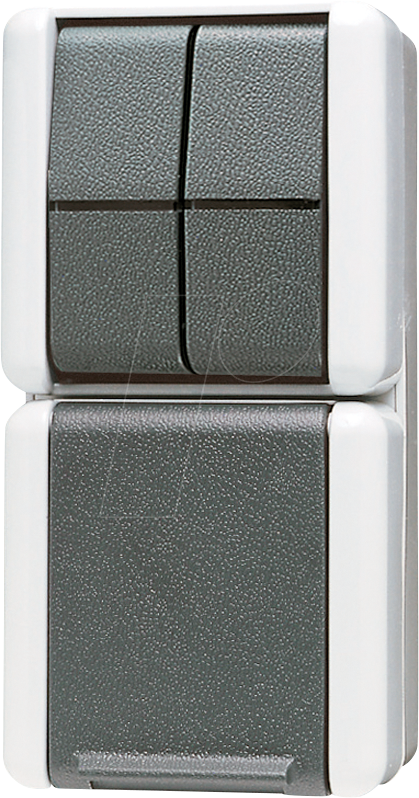 4011377990302 - JG 875 W - Steckdose 16 A 250 V AC mit Serienschalter