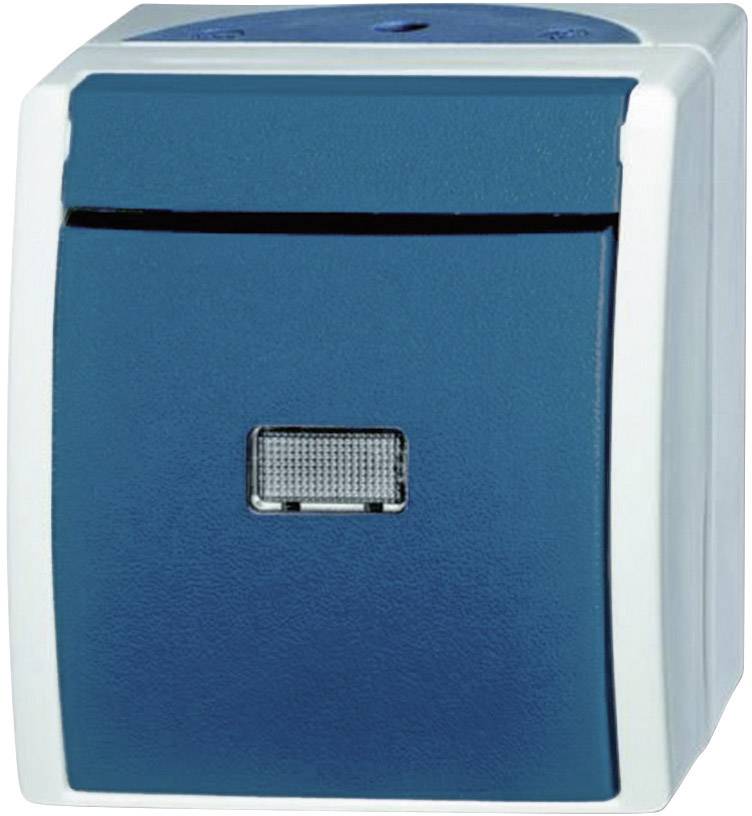 4011395023921 - Busch-jaeger Elektro - Busch-Jaeger Wipptaster gr bl-gn 1W ap ocean IP44 mt 2621W-53-206 - blau