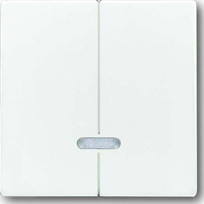 4011395076071 - BJ solo Dimmer-Abdeckung für 6545-84 Memory davos  studioweiss mit Glimmla