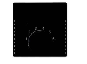 4011395183441 - Abdeckung Temperaturregler Future Linear Schwarz Tiefschwarz (RAL 9005) 2CKA001710A4020