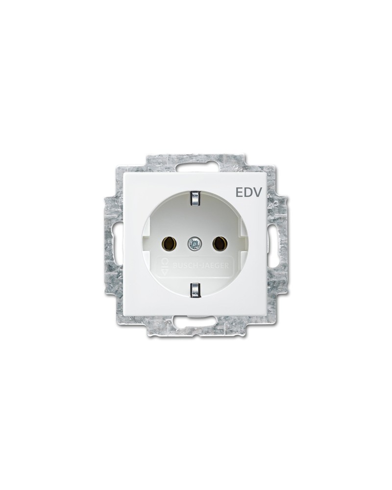4011395191255 - BJ balance SI Schuko Kombi 20 EUC DV-914 mit Aufdruck EDV alpinweiß