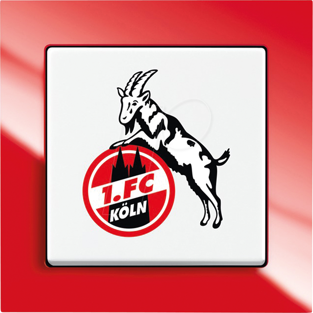 4011395206010 - EL BJ 1FC KOELN - Fanschalter 1 FC Köln - Aus- und Wechselschaltung