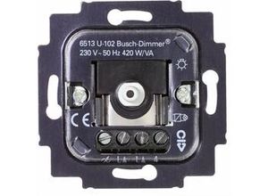 4011395631003 - Busch-jaeger Elektro - Busch-Jaeger Dimmer Dreh Druckkn 40-420W kapaz up 6513U-102 - schwarz