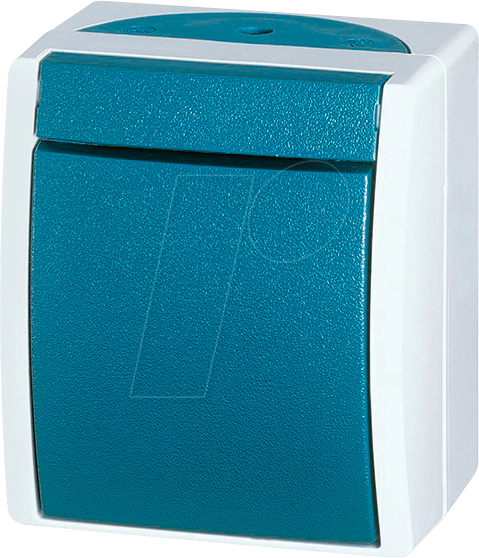 4011395992470 - Busch-jaeger Elektro - Busch-Jaeger Aufputz Aus- und Wechselschalter Ocean 2601 6 W-53 Busch-Jaeger