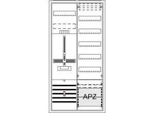 4011617542544 - Striebel & John 2CPX054254R9999 DA27BB Komplettschrank Unterputz Aufputz teilversenkt Inhalt 1 St