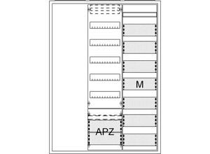 4011617542971 - Striebel & John 2CPX054297R9999 AA37A1AM Verteilerschrank Unterputz Aufputz teilversenkt Inhalt 1 St