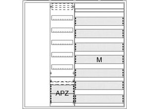 4011617542988 - Striebel & John 2CPX054298R9999 AA47A1AMM Verteilerschrank Unterputz Aufputz teilversenkt Inhalt 1 St