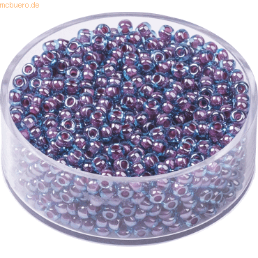 4011643406537 - 6 x Rocailles 25 mm violett VE=13g