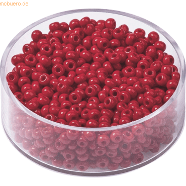 4011643407015 - 6 x Rocailles 25 mm rot VE=13g