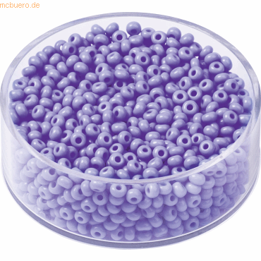 4011643407183 - 6 x Rocailles 25 mm violett VE=13g