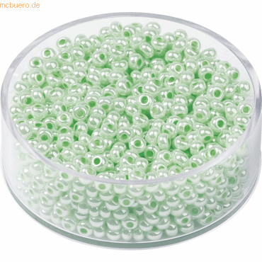 4011643407244 - 6 x Rocailles 25 mm jade VE=13g