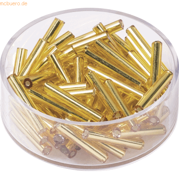 4011643409279 - 6 x Rocailles 15x2 mm gold VE=13g