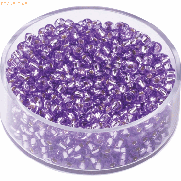 4011643419582 - 6 x Rocailles 25 mm orchidee VE=13g