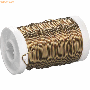 4011643440425 - 5 x Lackdraht 05mmx50m goldfarben