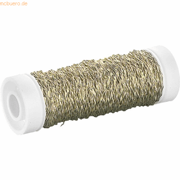 4011643492707 - 5 x Bouilloneffektdraht 03mmx50m gold