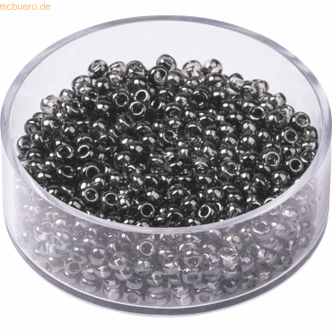 4011643715202 - 6 x Rocailles 25 mm grau VE=13g