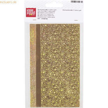 4011643795839 - Verzierwachs Sortiment 175x80x05mm Hologram gold VE=3 4011643795839 - Verzierwachs Sortiment 175x80x05mm Hologram gold VE=3