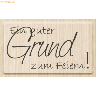 4011643845497 - Motivstempel Ein guter Grund zum Feiern! 65x35cm