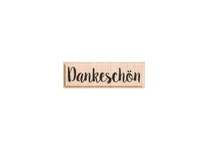 4011643956858 - Holzstempel Dankeschön 6 x 14 cm