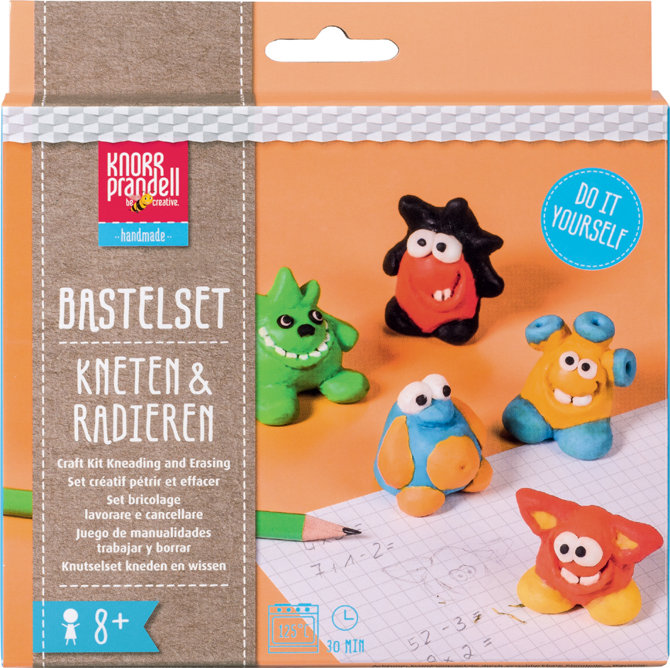 4011643971691 - Bastelset Kneten & Radieren Monsterland