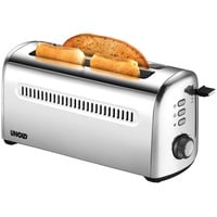 4011689383663 - Unold Toaster 4er Retro 38366 2 lange Schlitze 1500 W silberfarben