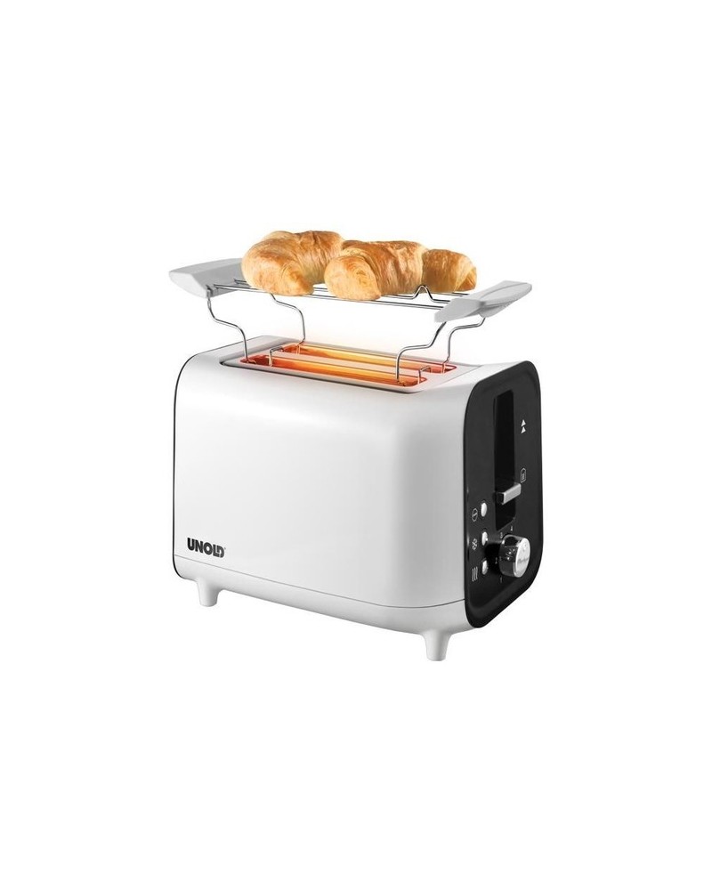 4011689384103 - Unold 2-Scheiben-Toaster Shine white 800 Watt 4 Funktion