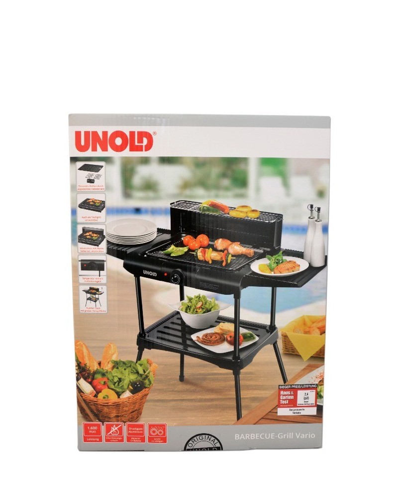 4011689585654 - Unold - Barbecue-Elektrogrill Vario 58565 schwarz 1600 w Standgrill Tischgrill