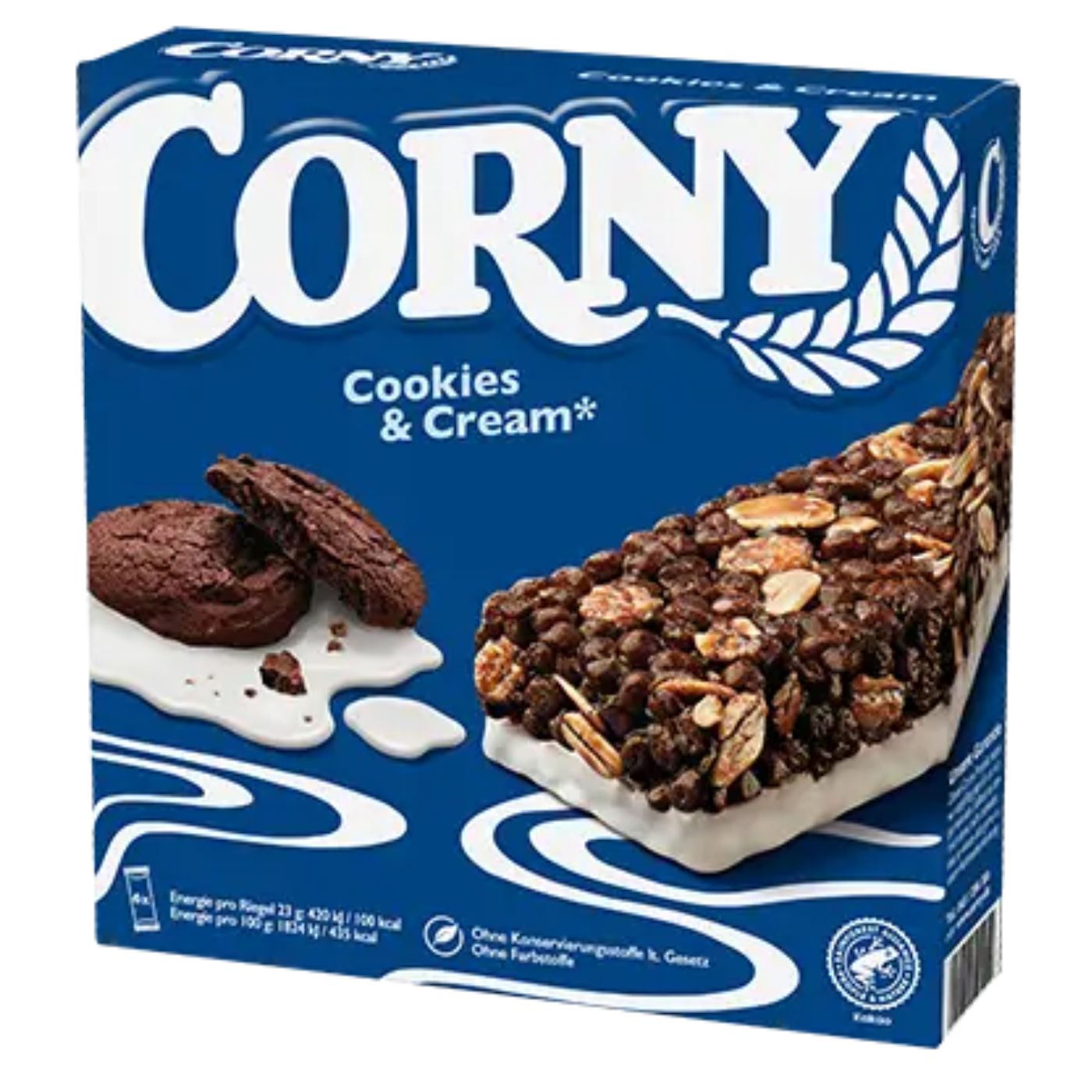 4011800000103 - Corny Müsliriegel CLASSIC Cookies & Cream 6x23g