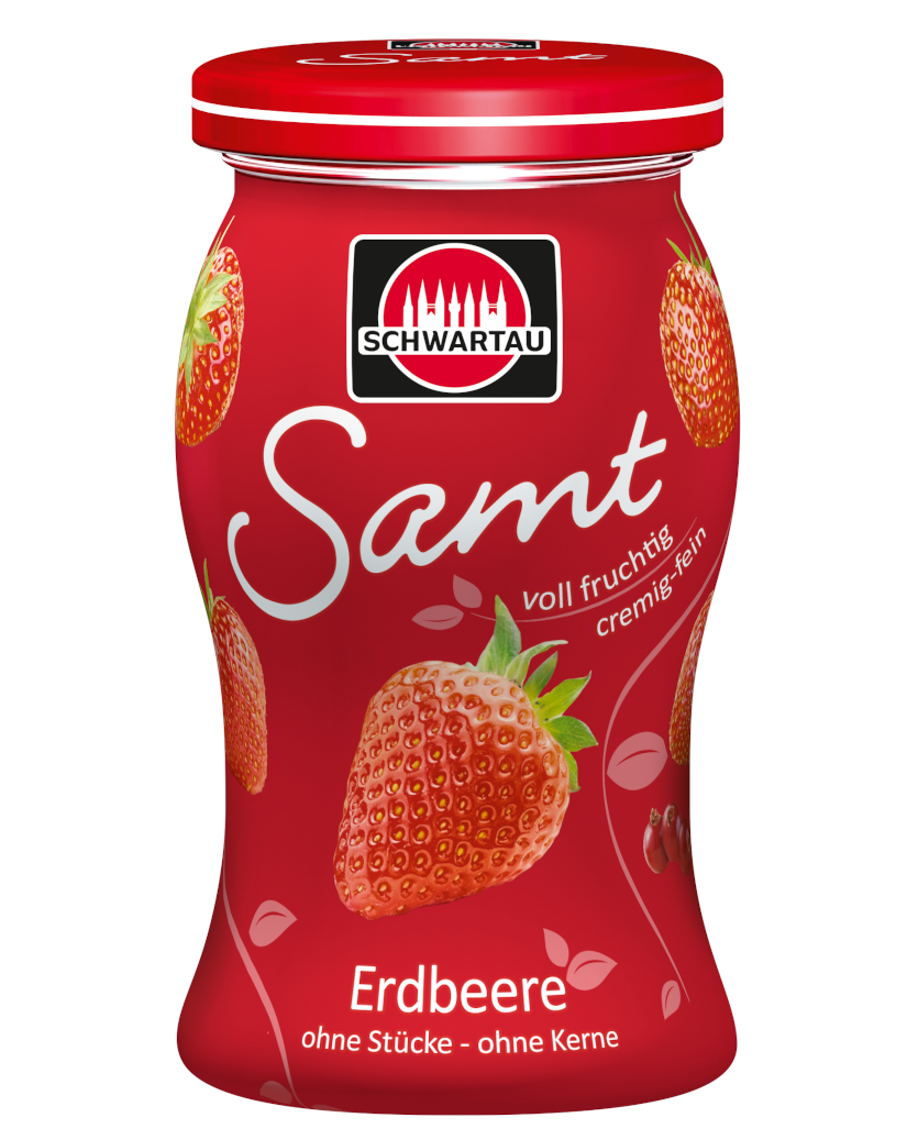 4011800181017 - Fruchtaufstrich SAMT Erdbeere von Schwartau 270g