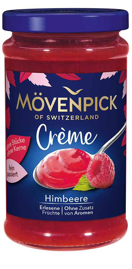 4011800217280 - Brotaufstrich CRÈME Himbeere von Mövenpick 250g