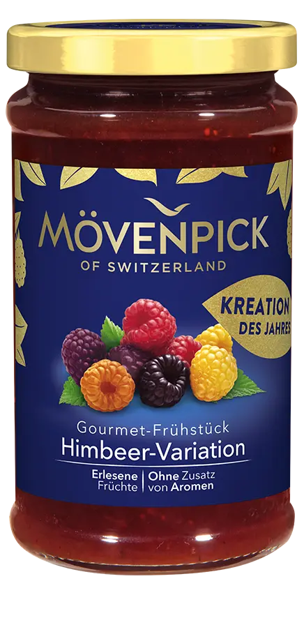 4011800228910 - Brotaufstrich Gourmet-Frühstück Himbeer-Variation von Mövenpick 250g