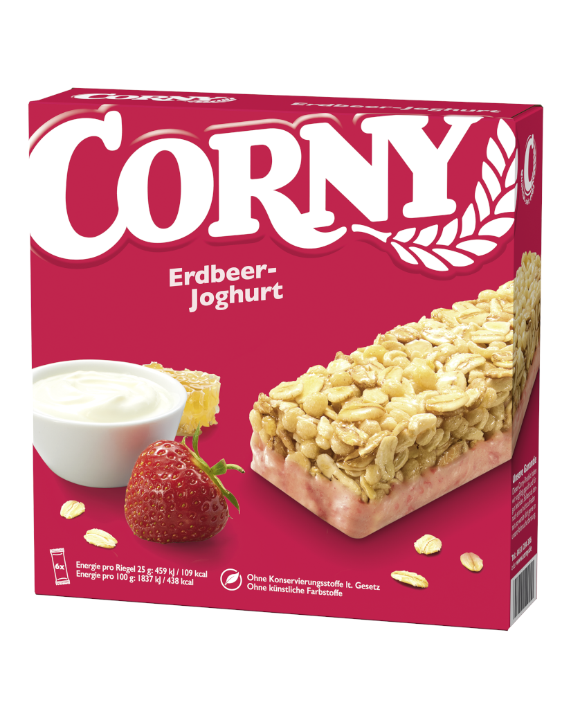 4011800524210 - Müsliriegel CLASSIC Erdbeer-Joghurt von Corny 6x25g