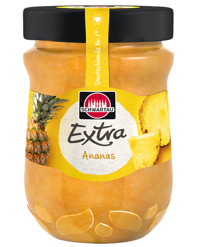 4011800840204 - Fruchtaufstrich EXTRA Ananas von Schwartau 340g