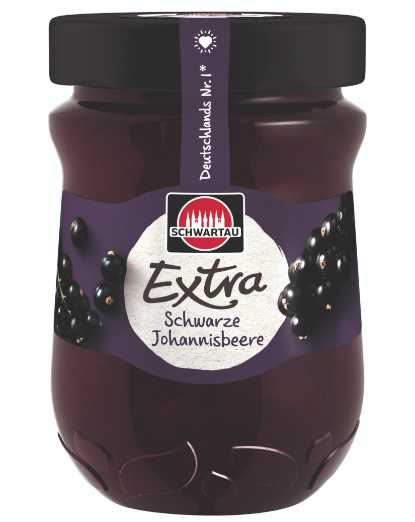 4011800841508 - Fruchtaufstrich EXTRA Schwarze Johannisbeere von Schwartau 340g