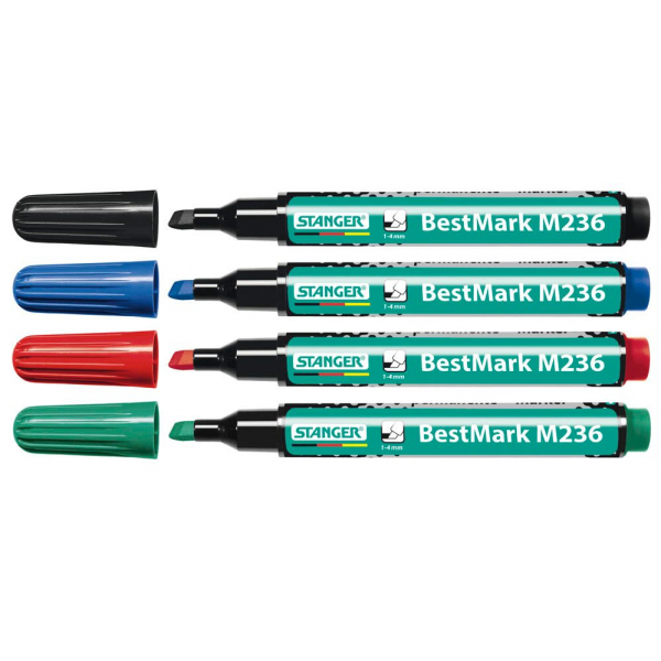 4011886001612 - BestMark M236 Permanentmarker-Set farbsortiert 10 - 40 mm 4011886001612 4 Stück