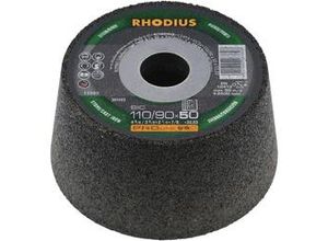 4011890063828 - Sic 24 Schleiftopf K24 ø 110 mm Bohrung 2223 mm für Winkelschleifer - Rhodius