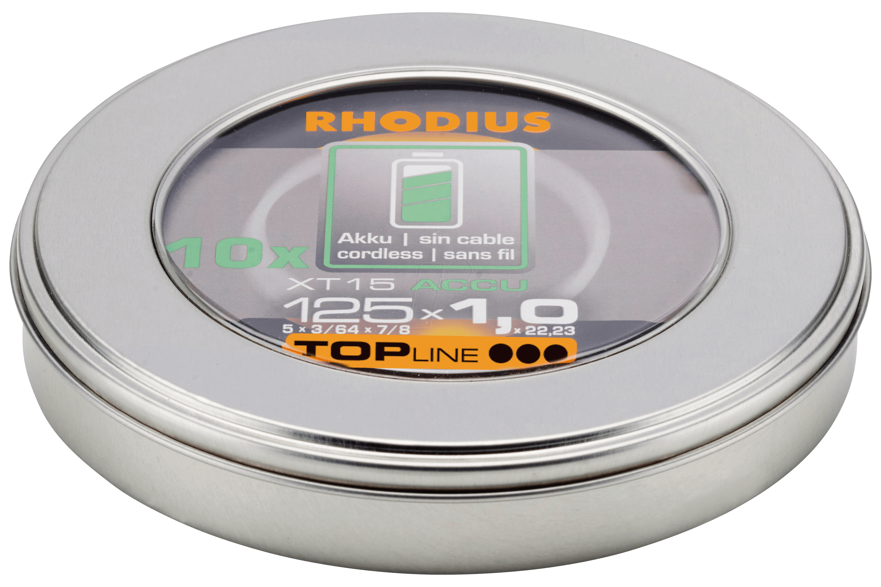 4011890097656 - Rhodius Abrasives - rho 210248 tron onner extra-dünne scheibe 125 x 10 x 2223 rhodius