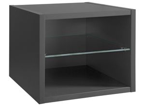 4011935072358 - Regalelement OPTIFIT Napoli Regale Gr B H T 30 cm x 30 cm x 346 cm grau (anthrazit) Regale mit Schubladen für Unterschrank Breite 30cm