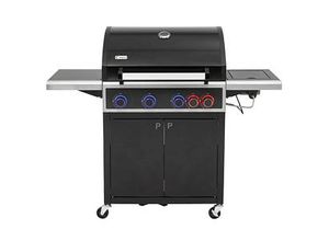 4011964033030 - tepro Garten Keansburg 4 Gas Grill 5 Brenner Schwarz Edelstahl